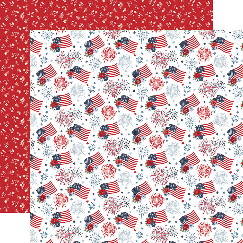 Echo Park All American 12 x 12 Collection Kit all501016 Flags And Fireworks