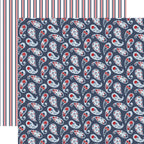 Echo Park All American 12 x 12 Collection Kit all501016 Patriotic Paisley