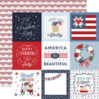 Echo Park All American 12 x 12 Collection Kit all501016 Patriotic Sentiments