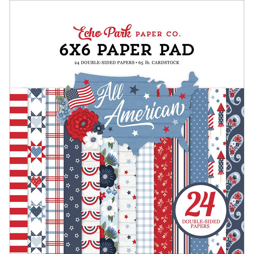 Echo Park All American 6 x 6 Paper Pad all501023