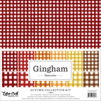 Echo Park Autumn Watercolor Gingham 12 x 12 Collection Kit wga522016