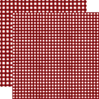 Echo Park Autumn Watercolor Gingham 12 x 12 Collection Kit wga522016 Burnt Red