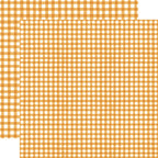 Echo Park Autumn Watercolor Gingham 12 x 12 Collection Kit wga522016 Peach