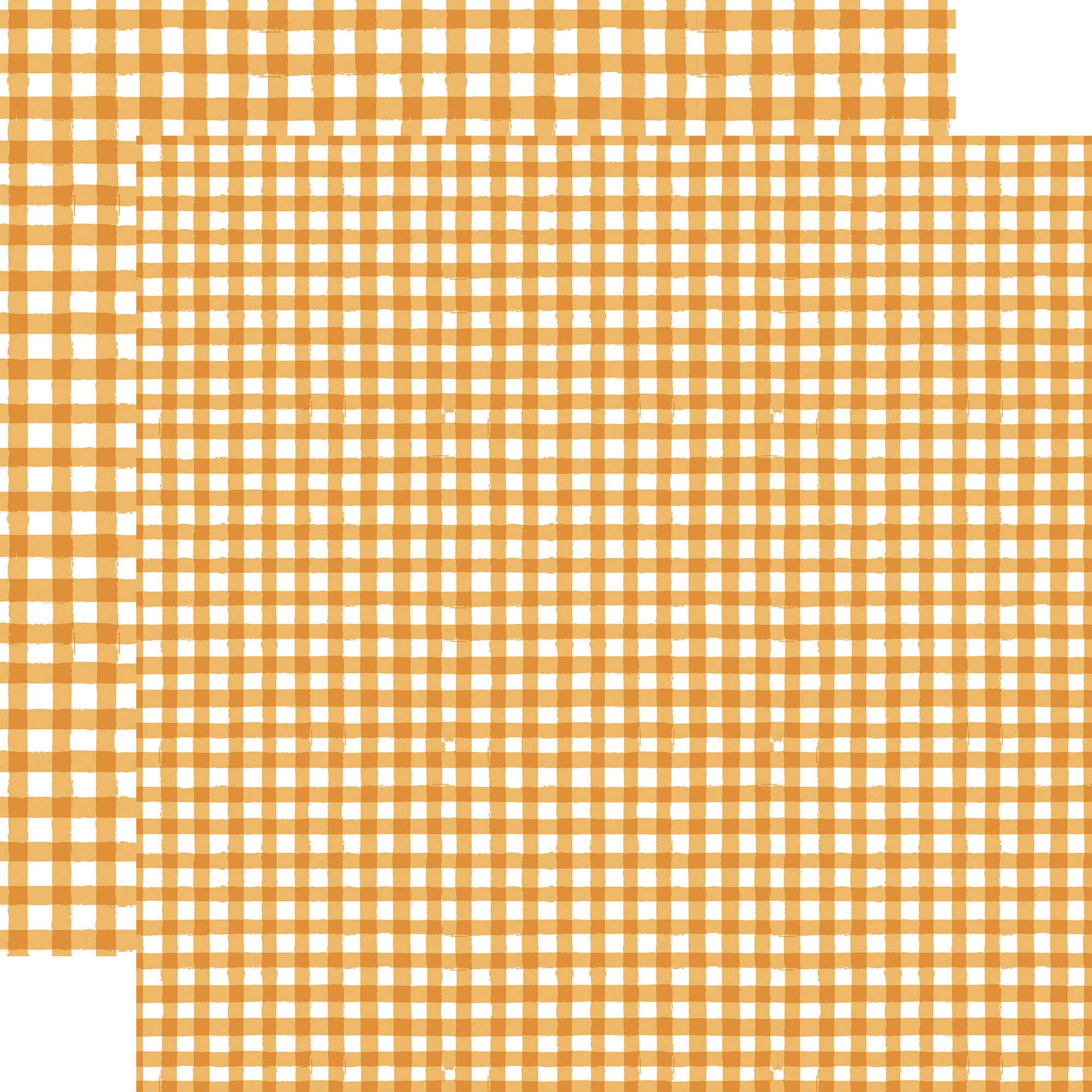 Echo Park Autumn Watercolor Gingham 12 x 12 Collection Kit wga522016 Peach