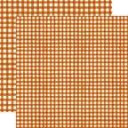Echo Park Autumn Watercolor Gingham 12 x 12 Collection Kit wga522016 Rust Orange
