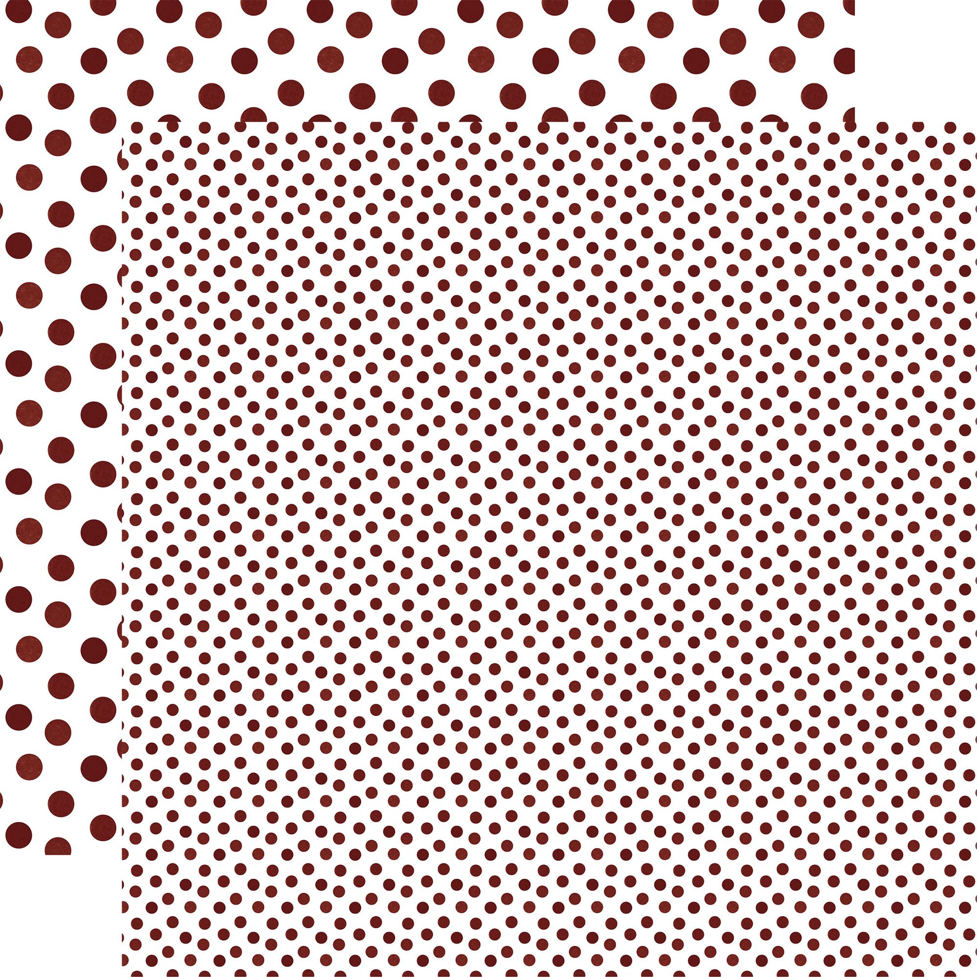 Echo Park Autumn Watercolor Polka Dots 12 x 12 Collection Kit wda535016 Burnt Red