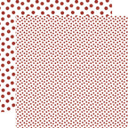 Echo Park Autumn Watercolor Polka Dots 12 x 12 Collection Kit wda535016 Red