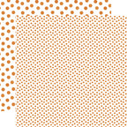 Echo Park Autumn Watercolor Polka Dots 12 x 12 Collection Kit wda535016 Rust Orange