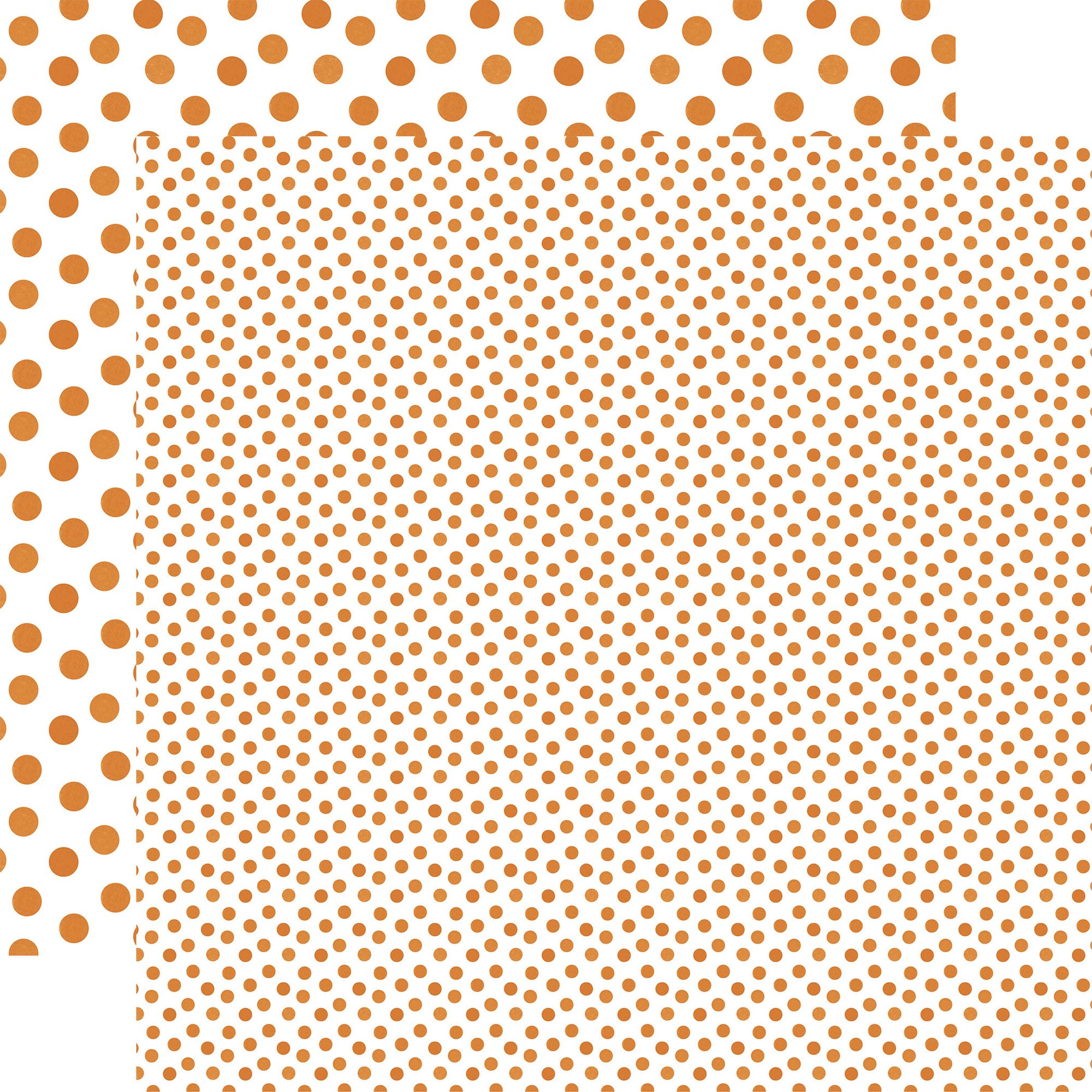 Echo Park Autumn Watercolor Polka Dots 12 x 12 Collection Kit wda535016 Rust Orange