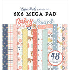 Echo Park Baby On Board Girl 6 x 6 Mega Paper Pad bog414031