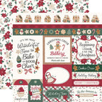 Echo Park Baking Christmas Cheer 12 x 12 Collection Kit bcc516016 Holiday Cookie Sentiments