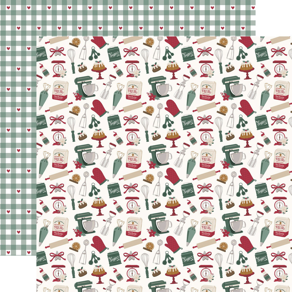 Echo Park Baking Christmas Cheer 12 x 12 Collection Kit bcc516016 Holiday Cooking