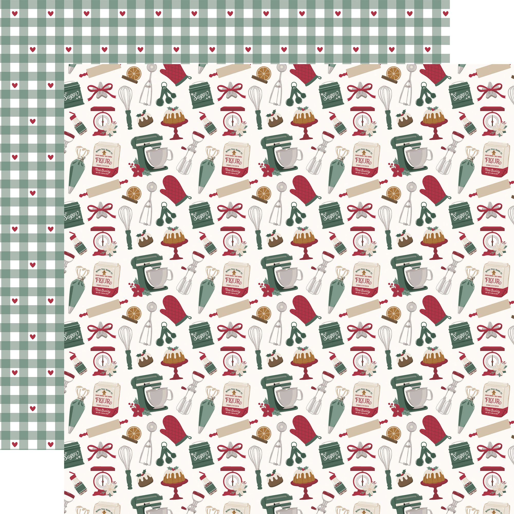 Echo Park Baking Christmas Cheer 12 x 12 Collection Kit bcc516016 Holiday Cooking