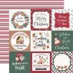 Echo Park Baking Christmas Cheer 12 x 12 Collection Kit bcc516016 Holiday Gingerbread Sentiments