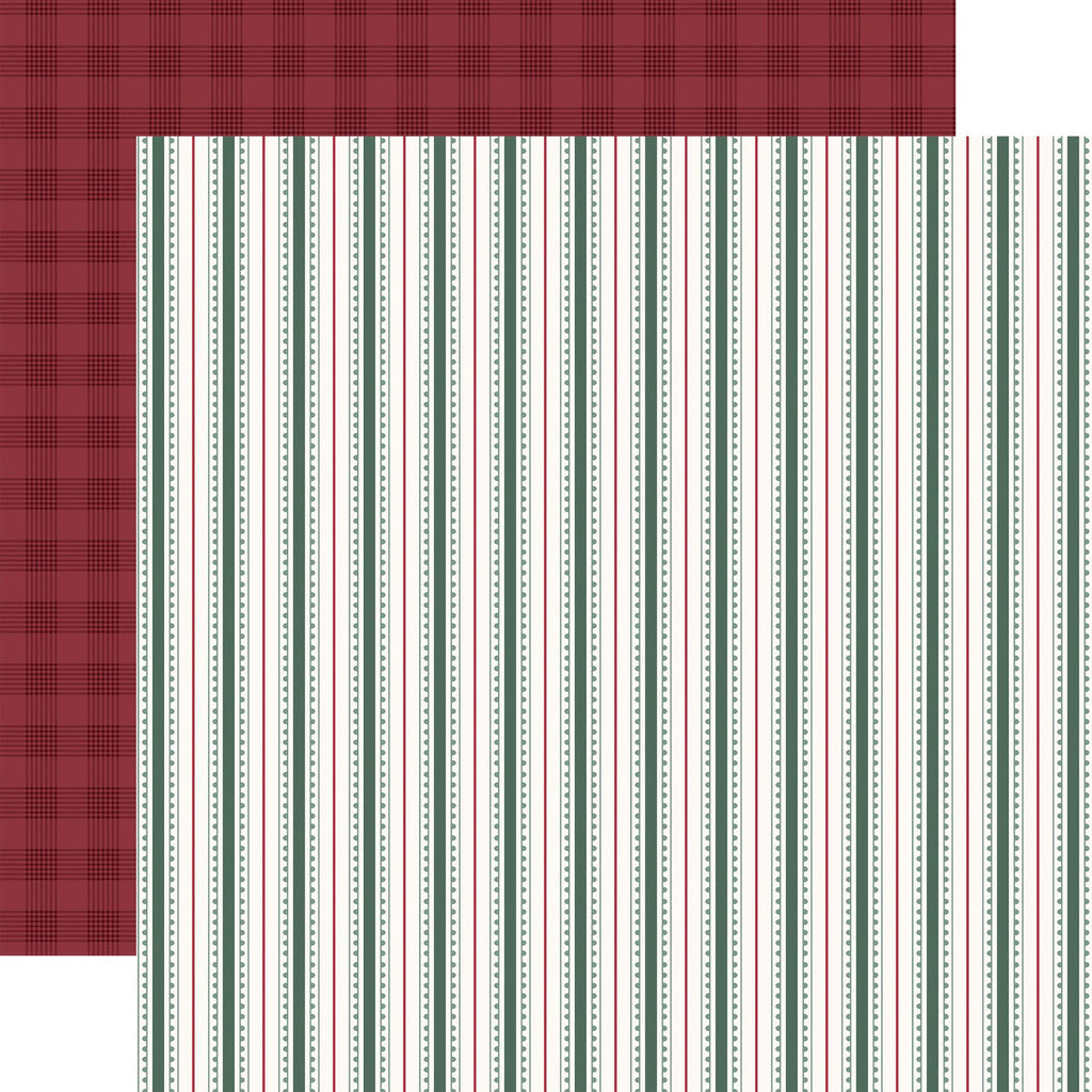 Echo Park Baking Christmas Cheer 12 x 12 Collection Kit bcc516016 Kitchen Stripes