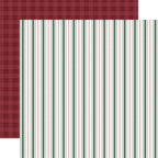 Echo Park Baking Christmas Cheer 12 x 12 Collection Kit bcc516016 Kitchen Stripes