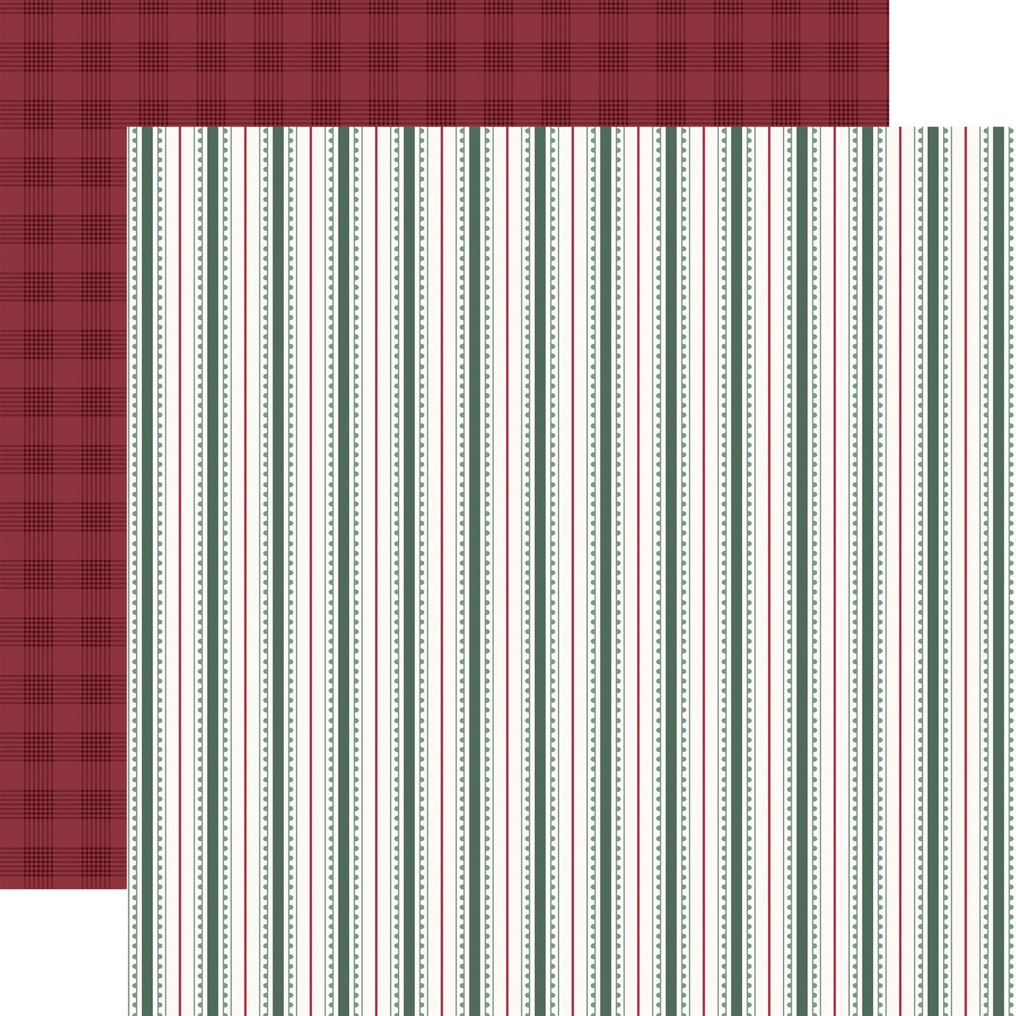 Echo Park Baking Christmas Cheer 12 x 12 Collection Kit bcc516016 Kitchen Stripes