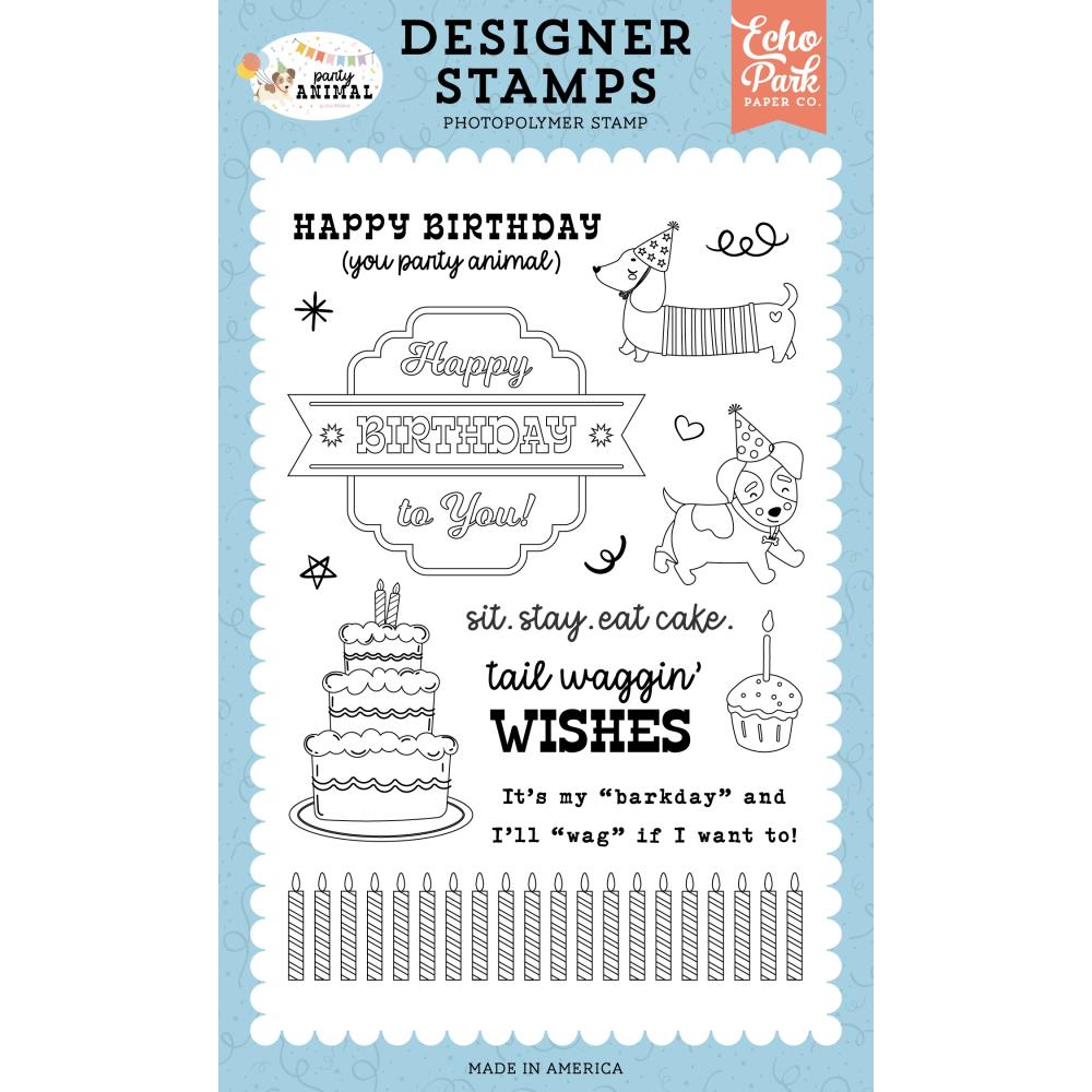 Echo Park Barkday Clear Stamps pa480045