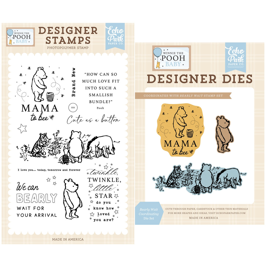 Echo Park Bearly Wait Stamps And Dies Bundle
