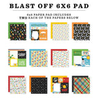 Echo Park Blast Off 6 x 6 Paper Pad bo407023 Product Images