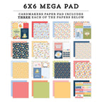 Echo Park Blossoms And Bees 6 x 6 Mega Paper Pad blb413031 Detailed Images