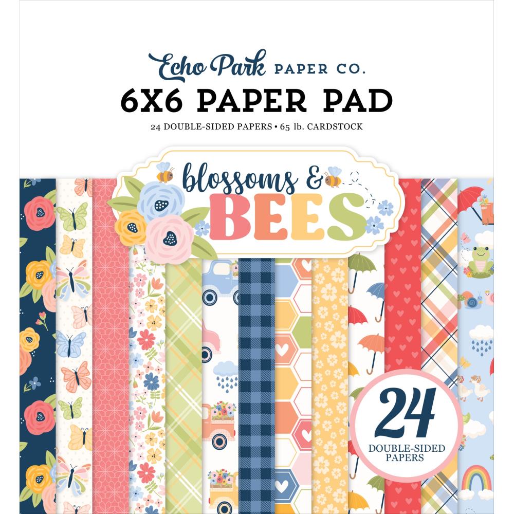 Echo Park Blossoms And Bees 6 x 6 Paper Pad blb413023