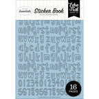 Echo Park Blue Alpha Sticker Book ble526029