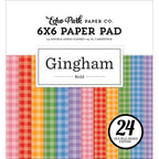 Echo Park Bold Gingham 6 x 6 Paper Pad blg417023