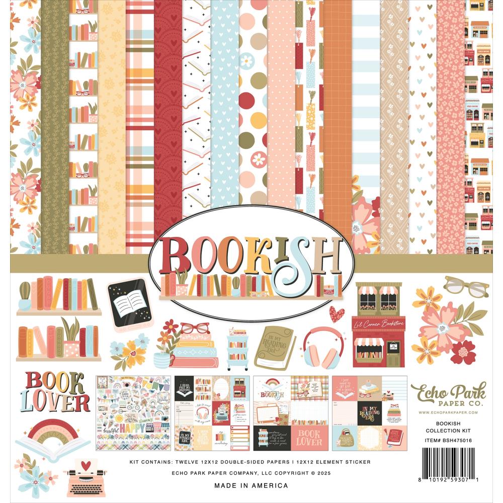 Echo Park Bookish 12 x 12 Collection Kit bsh475016