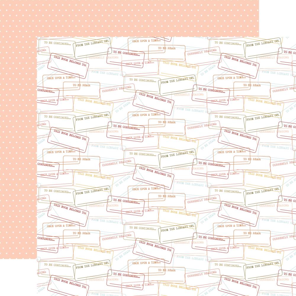Echo Park Bookish 12 x 12 Collection Kit bsh475016 Book Stamps