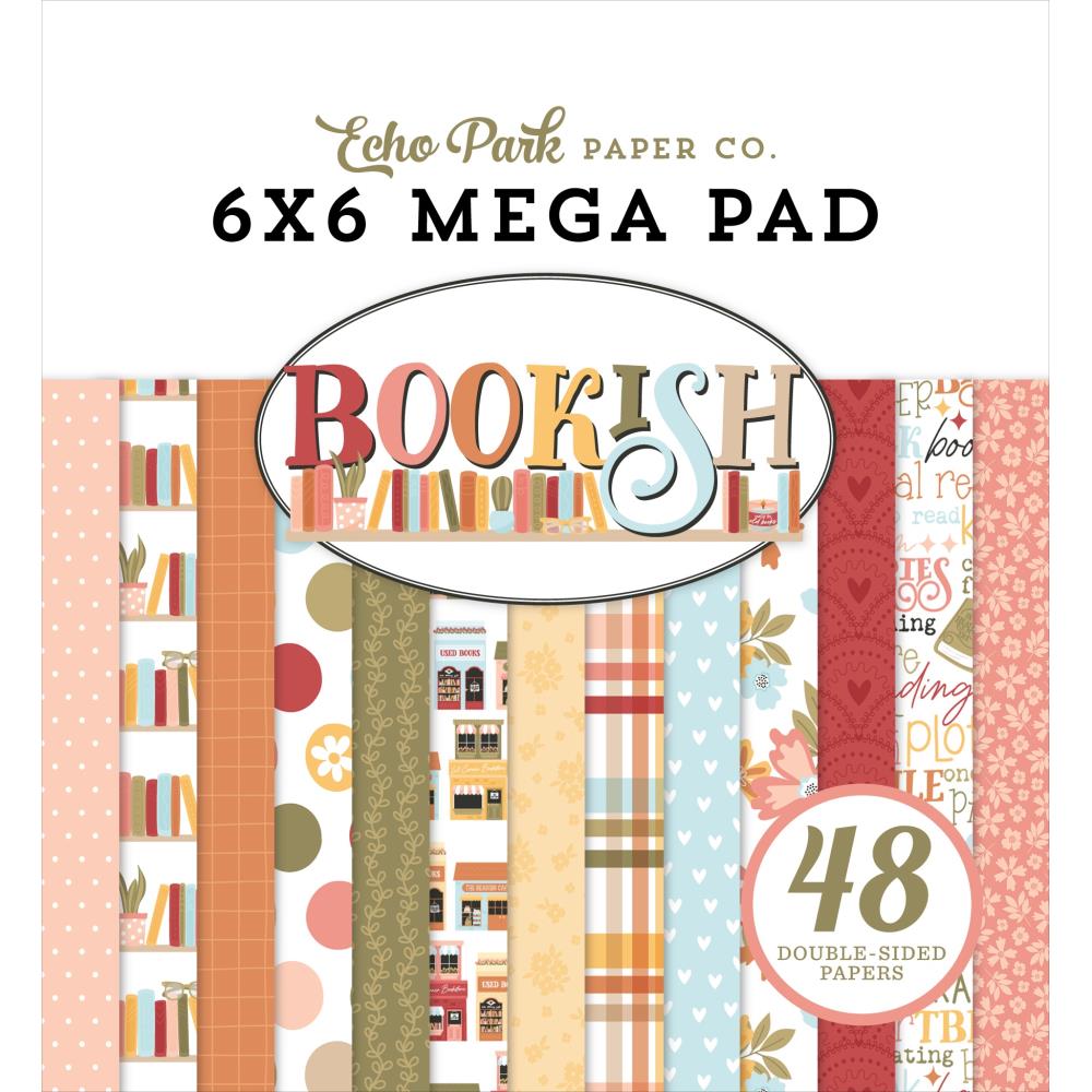 Echo Park Bookish 6 x 6 Mega Paper Pad bsh475031