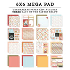 Echo Park Bookish 6 x 6 Mega Paper Pad bsh475031 Detailed Images