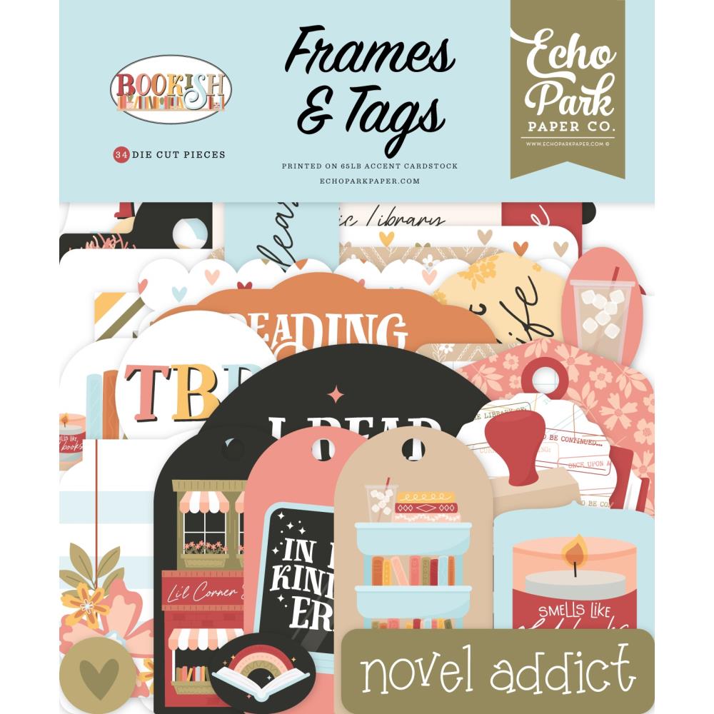 Echo Park Bookish Frames And Tags bsh475025