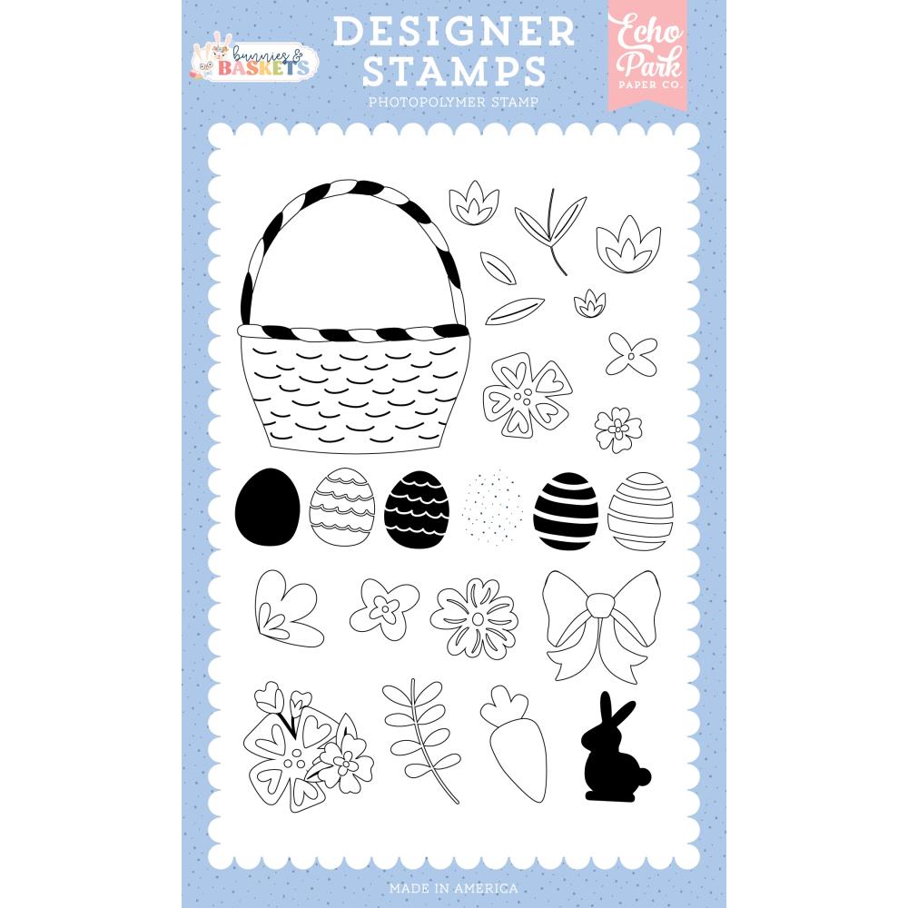 Echo Park Build A Basket Clear Stamps bub412047