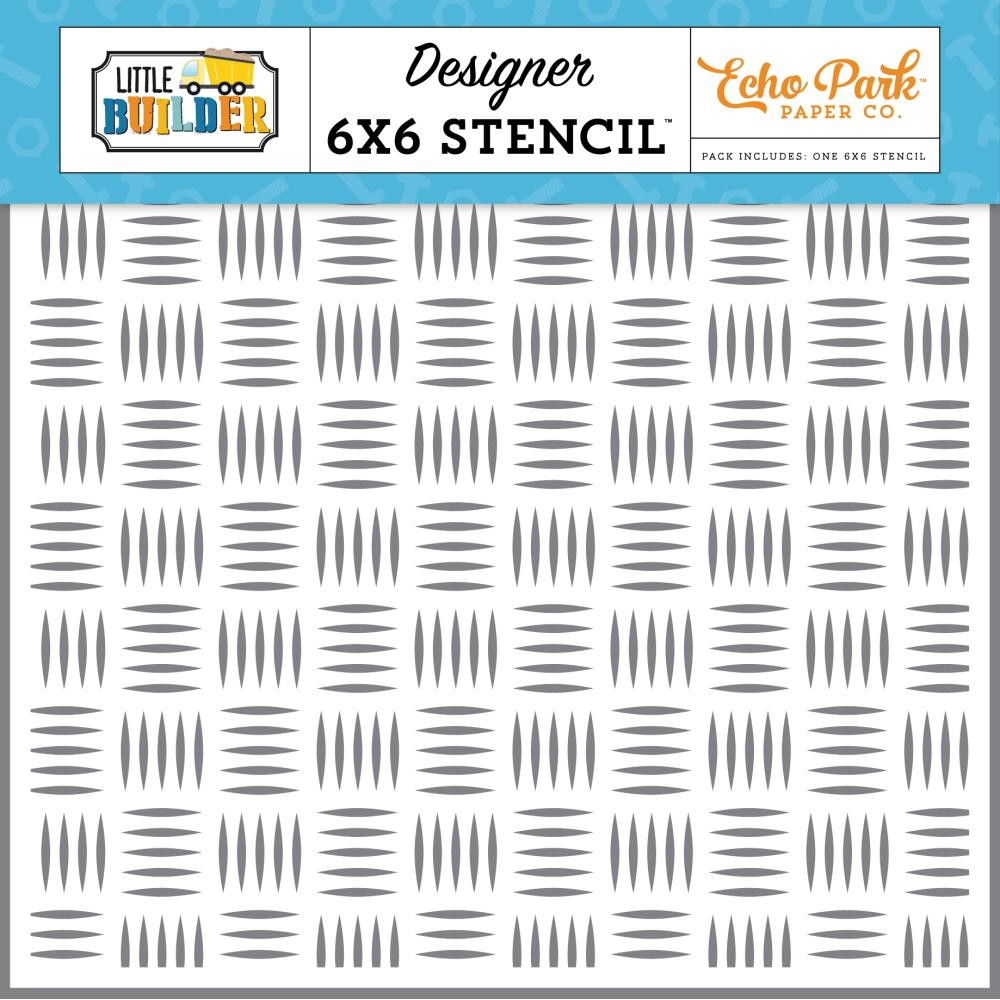 Echo Park Built Tough Tread 6 x 6 Stencil lb408034