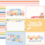 Echo Park Bunnies And Baskets 12 x 12 Collection Kit bub412016 6X4 Journaling Cards