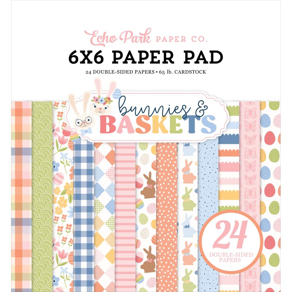 Echo Park Bunnies And Baskets 6 x 6 Paper Pad bub412023