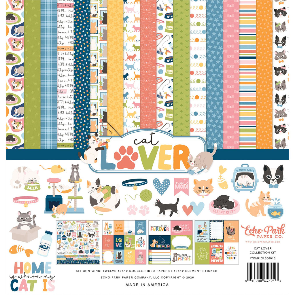 Echo Park Cat Lover 12 x 12 Collection Kit cl506016