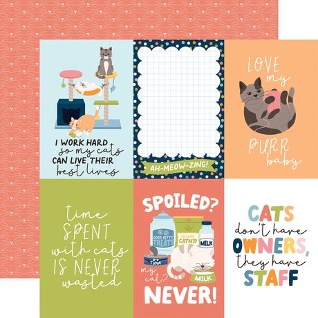 Echo Park Cat Lover 12 x 12 Collection Kit cl506016 Love My Purr Baby