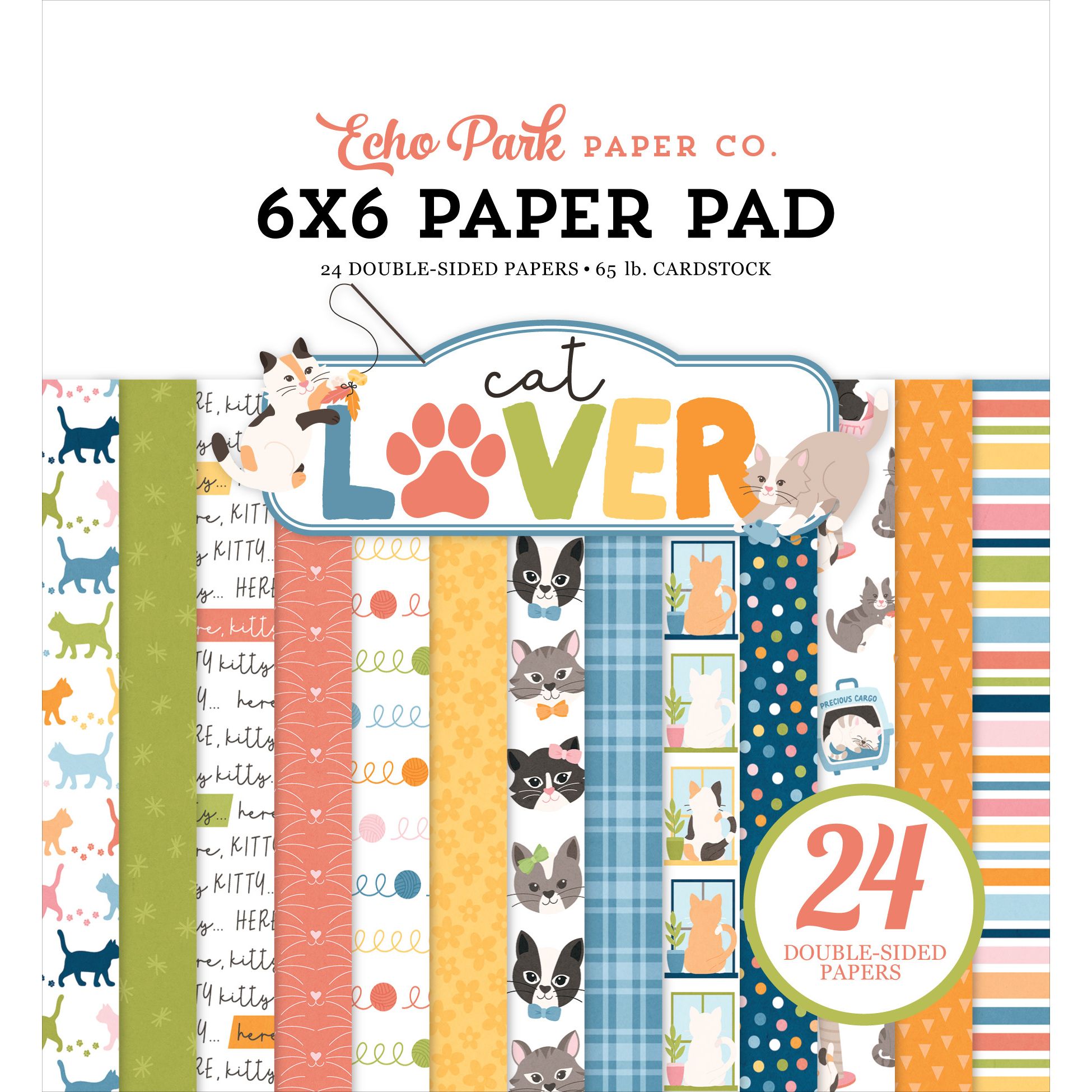 Echo Park Cat Lover 6 x 6 Paper Pad cl506023