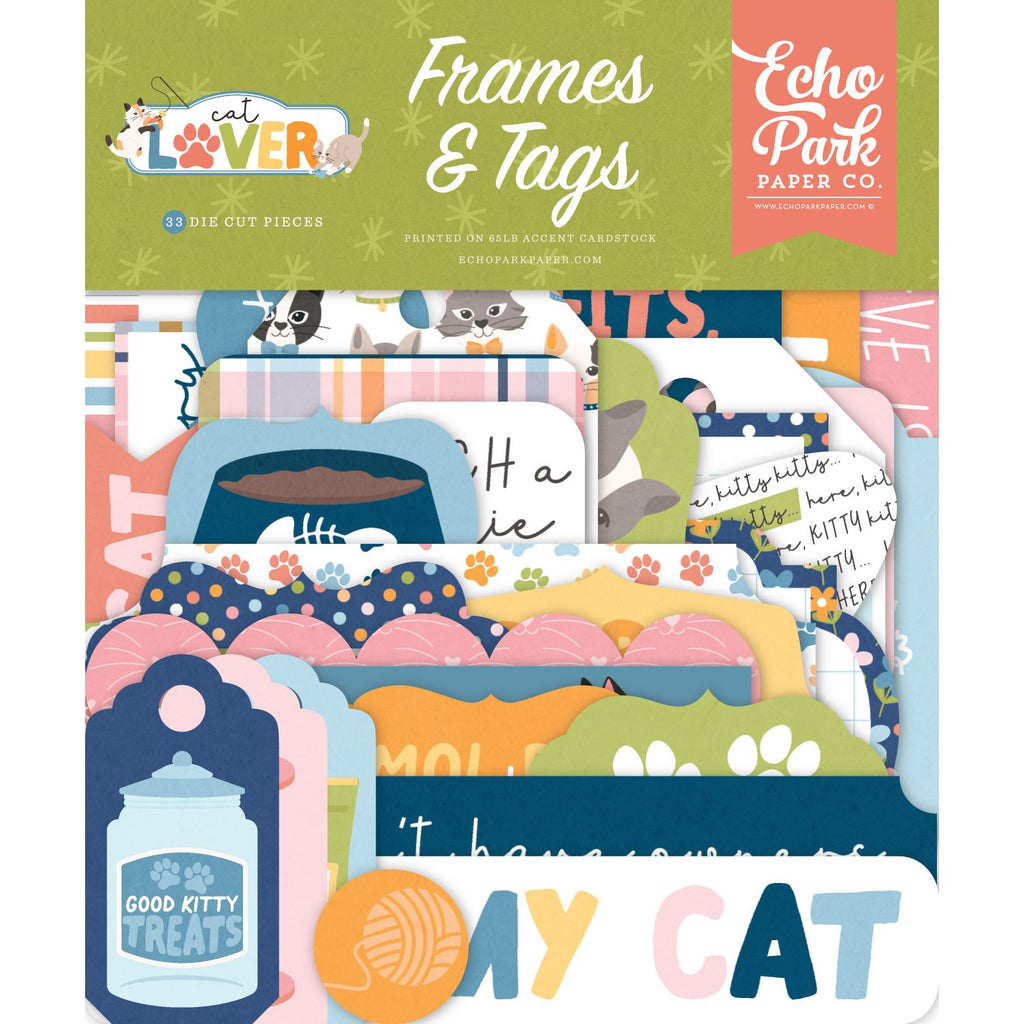 Echo Park Cat Lover Frames And Tags cl506025