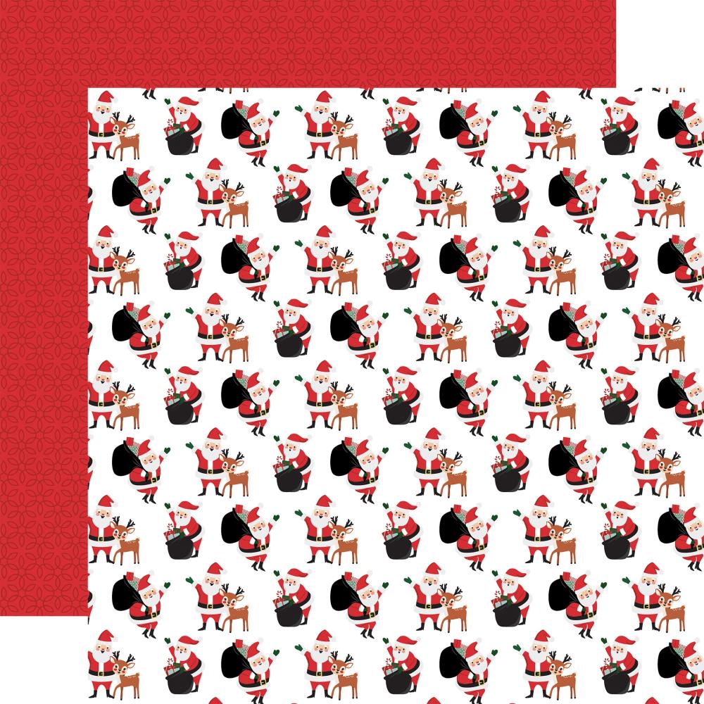 Echo Park Christmas Express 12 x 12 Collection Kit sce455016 Santa And Rudolph