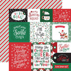 Echo Park Christmas Express 12 x 12 Mega Bundle sce455050 Cheer Journaling Cards