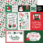 Echo Park Christmas Express 12 x 12 Mega Bundle sce455050 Multi Journaling Cards