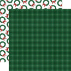 Echo Park Christmas Express 12 x 12 Mega Bundle sce455050 North Pole Plaid