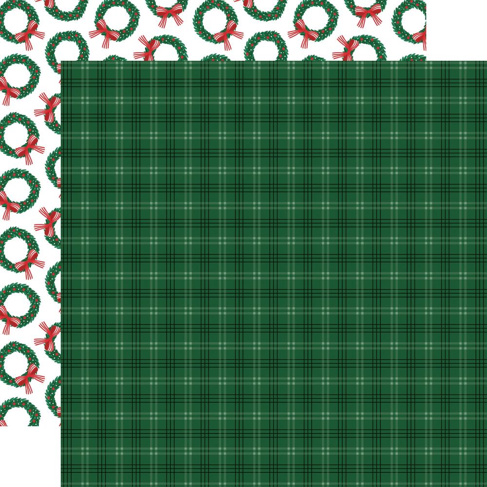 Echo Park Christmas Express 12 x 12 Mega Bundle sce455050 North Pole Plaid