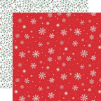 Echo Park Christmas Express 12 x 12 Mega Bundle sce455050 Red Snowflakes