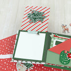 Echo Park Christmas Express 6 x 6 Mega Paper Pad sce455031 Be Jolly Layout