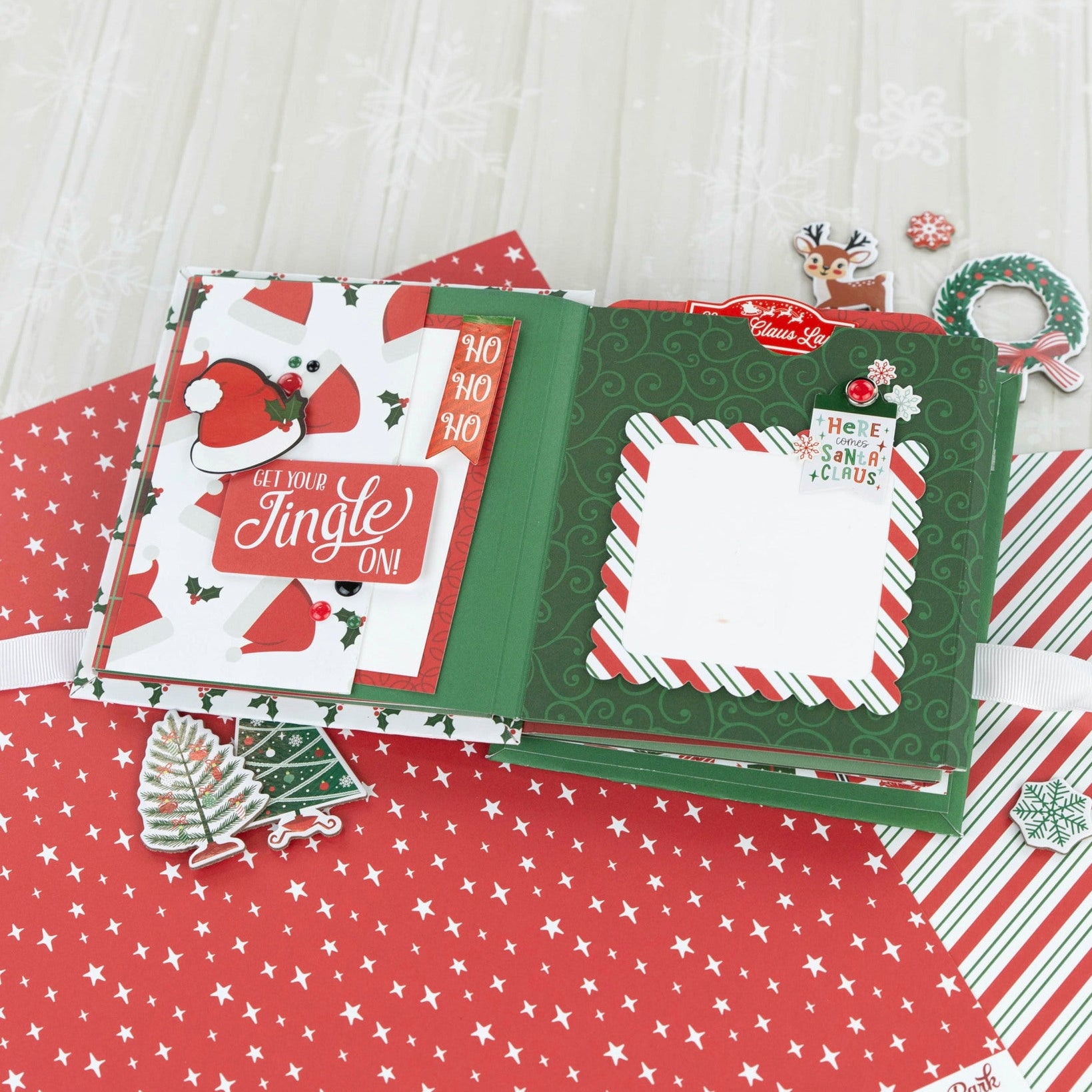 Echo Park Christmas Express 6 x 6 Paper Pad sce455023 Jingle On Book