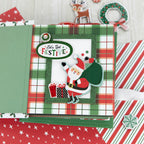 Echo Park Christmas Express 6 x 6 Paper Pad sce455023 Let's Get Festive Layout